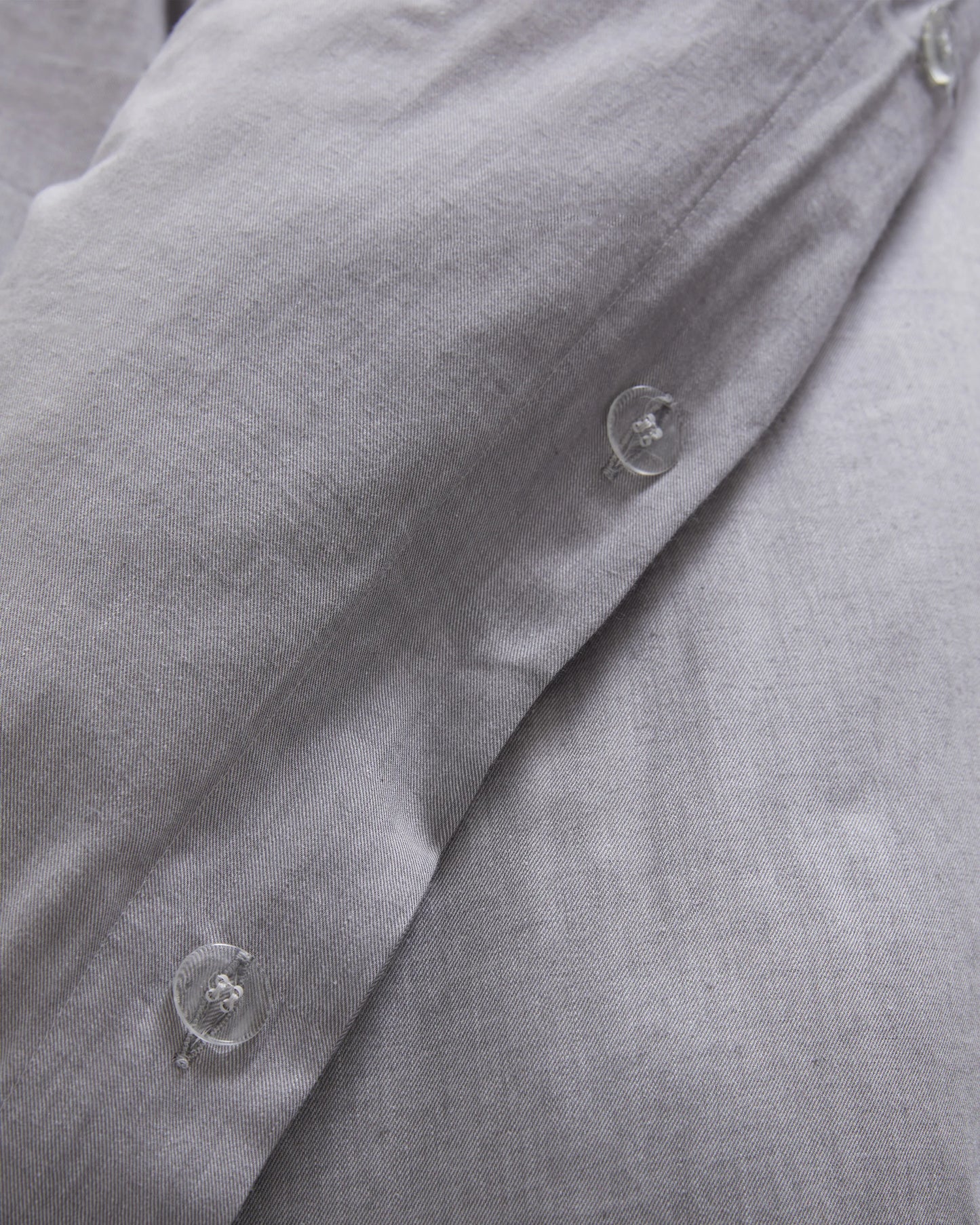 Mongolian Cashmere Cotton Duvet Cover - Twin / Grey