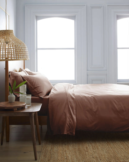Luxury Organic Sateen Duvet Cover - Twin / Ivory
