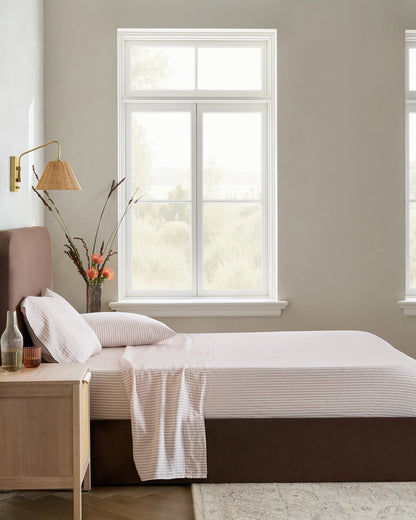 European Linen Pillowcase Set - Standard / White