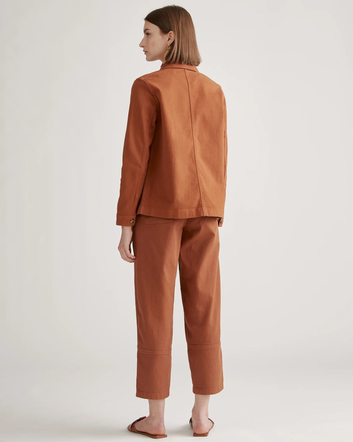 Organic Comfort Stretch Chore Jacket - XS / Vanilla