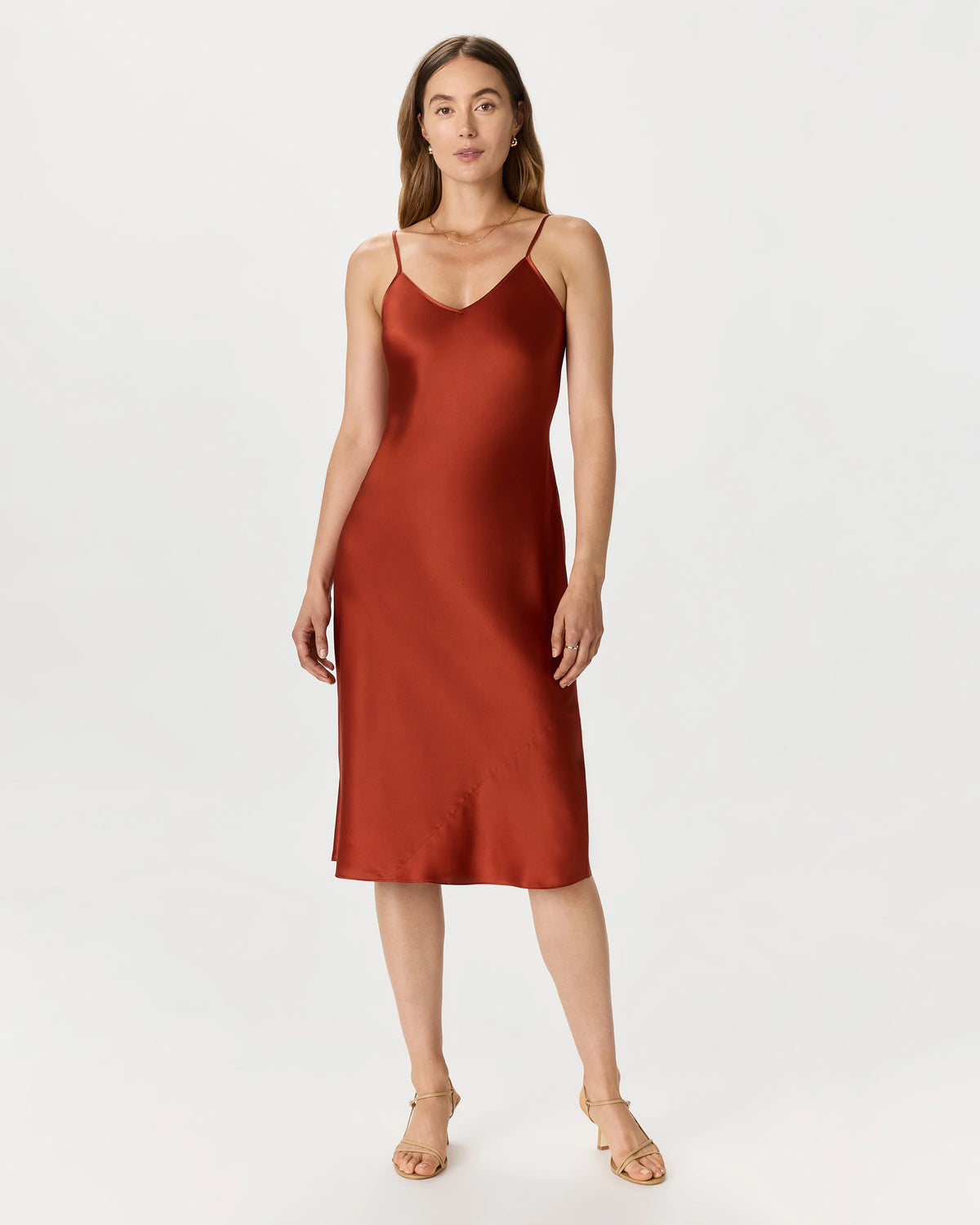 100% Washable Silk Slip Dress - XS / Black