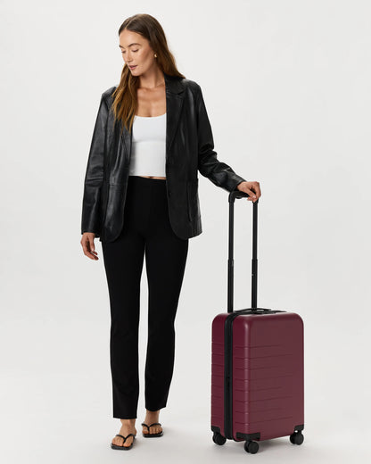 Expandable Small Carry-On Suitcase - One Size / Coastal Cobalt