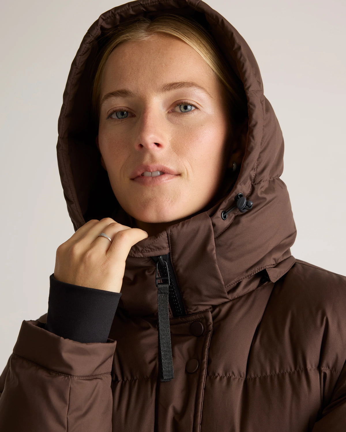 Responsible Down Long Puffer Jacket - XS / Black