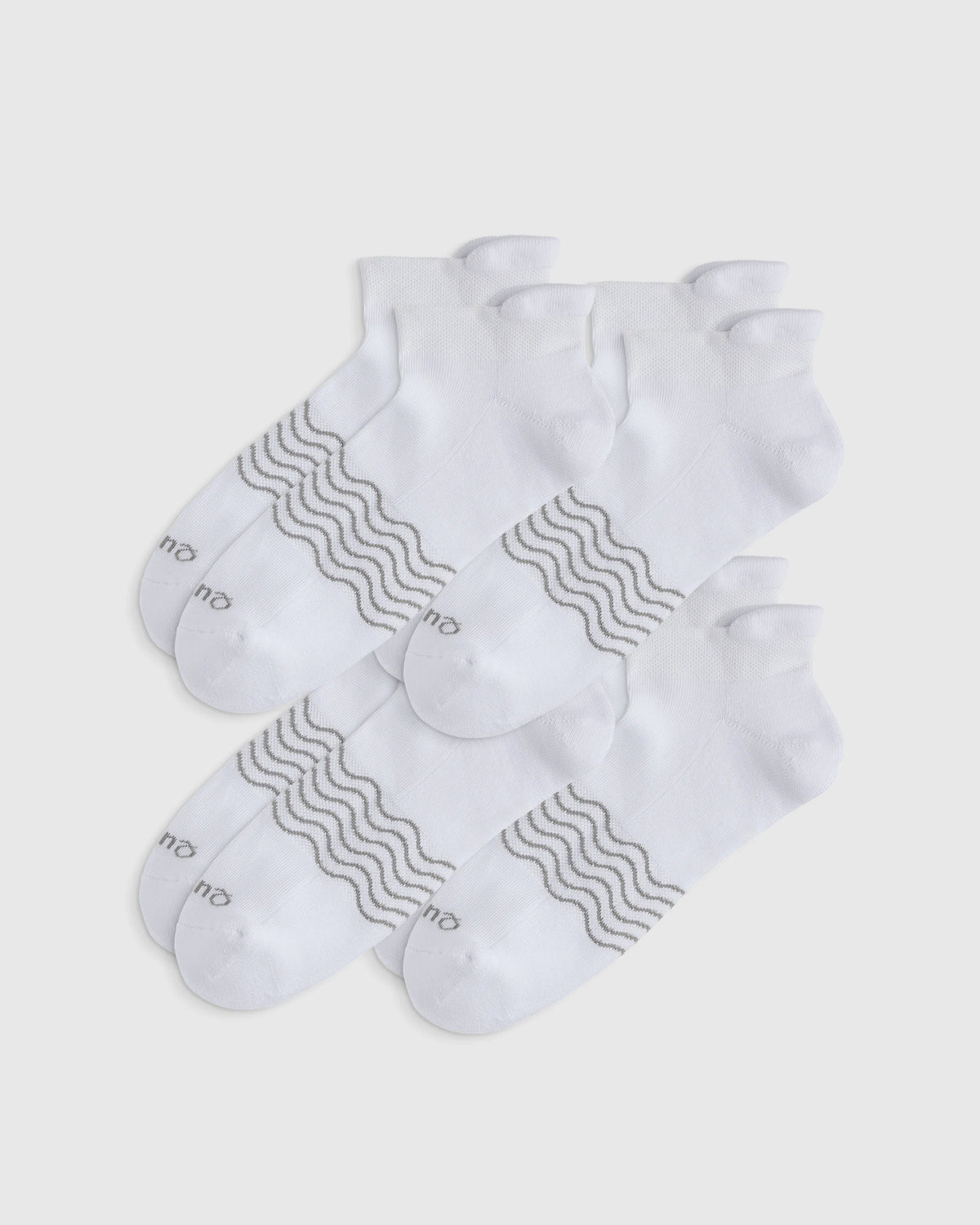 Everyday Cotton Solid Ankle Socks (4-pack) - S / White
