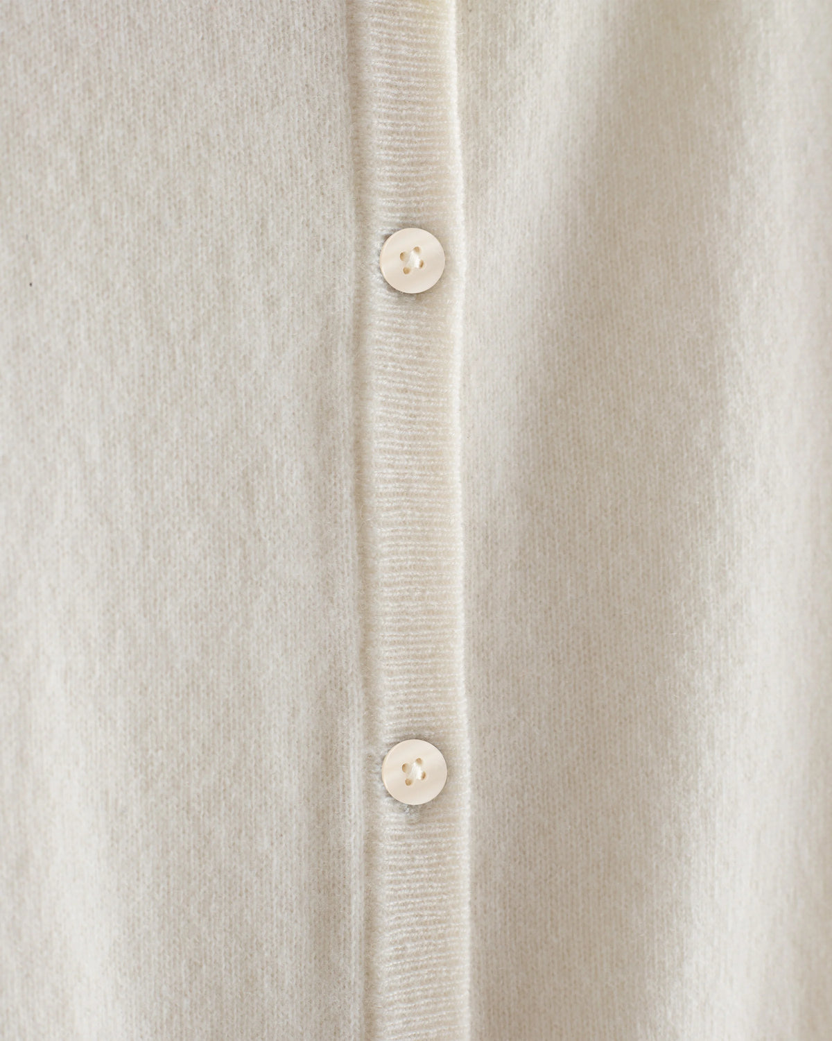 Washable Cashmere Cardigan - 6 / Heather Grey