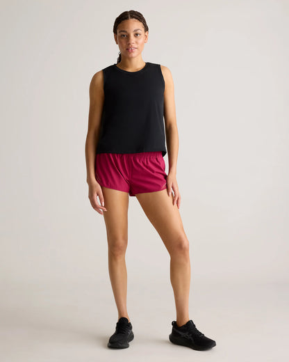 Essential Run Cropped Muscle Tank - XS / Deep Navy