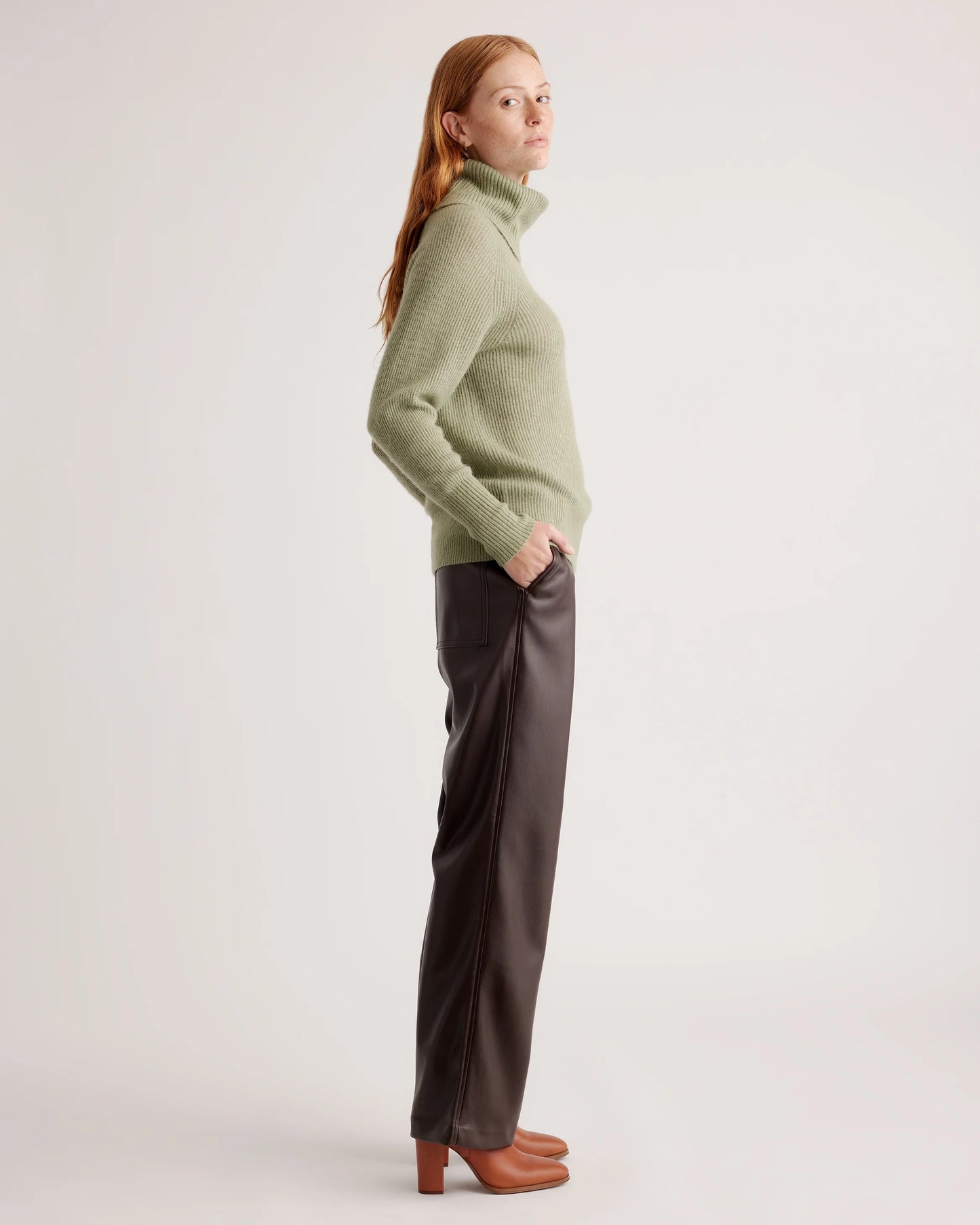 Baby Alpaca-Wool Turtleneck - XS / Light Grey