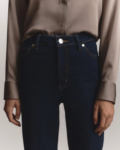 Bella Stretch Straight Jeans - 24 / Midnight Blue