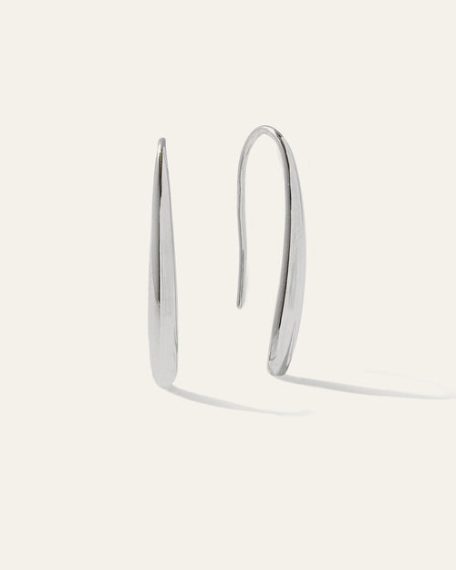 Threader Drop Earrings - One Size / Sterling Silver