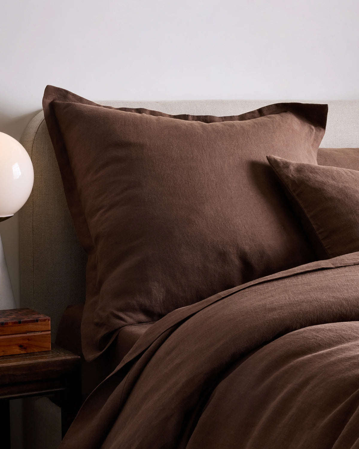 European Linen Euro Sham - Euro / Sand