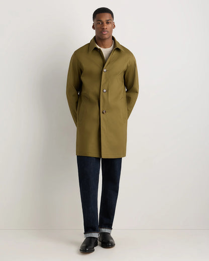 Comfort Stretch Trench Coat - S / Midnight Black