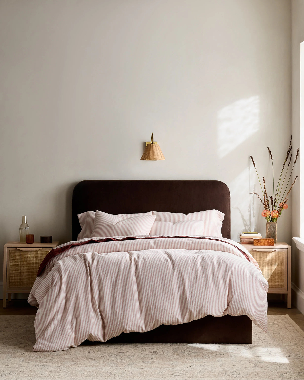 European Linen Sham Set - Standard / White