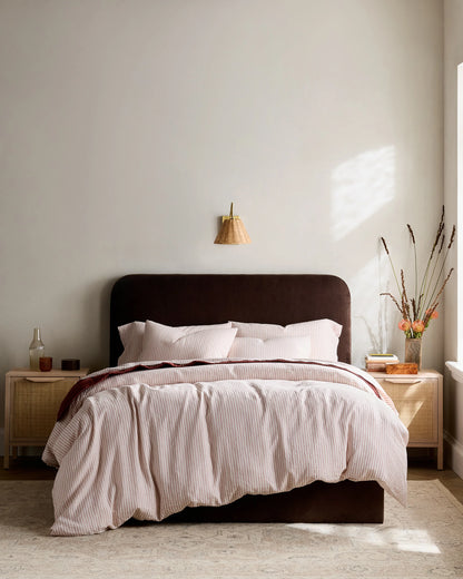 European Linen Sham Set - Standard / White