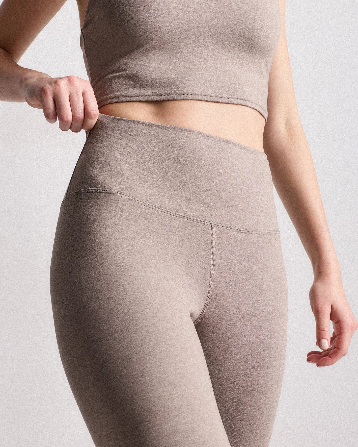 Ultra-Soft High-Rise Legging - XS / Heather Oatmeal