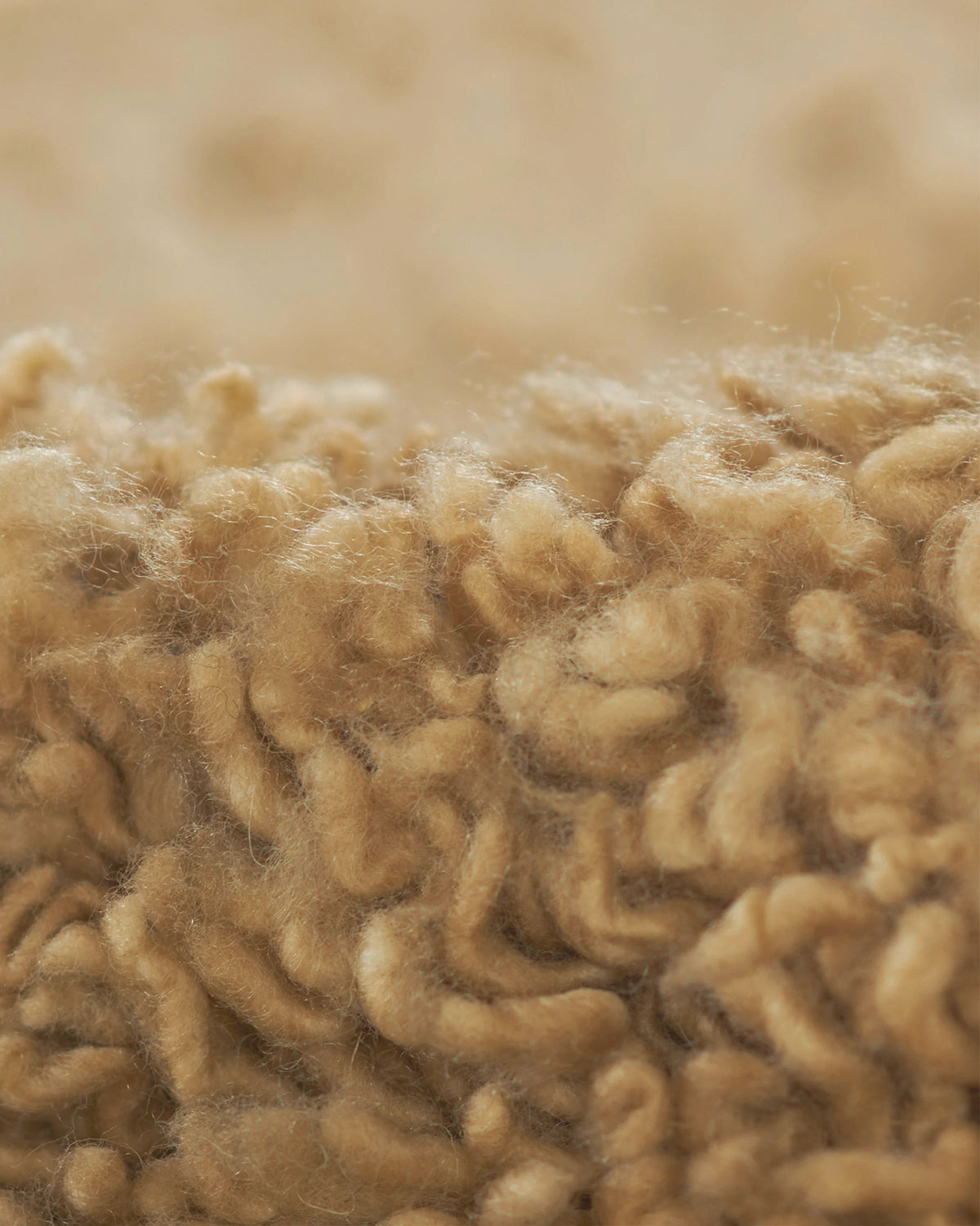 Dover Wool Shag Rug - 5' x 8' / Natural