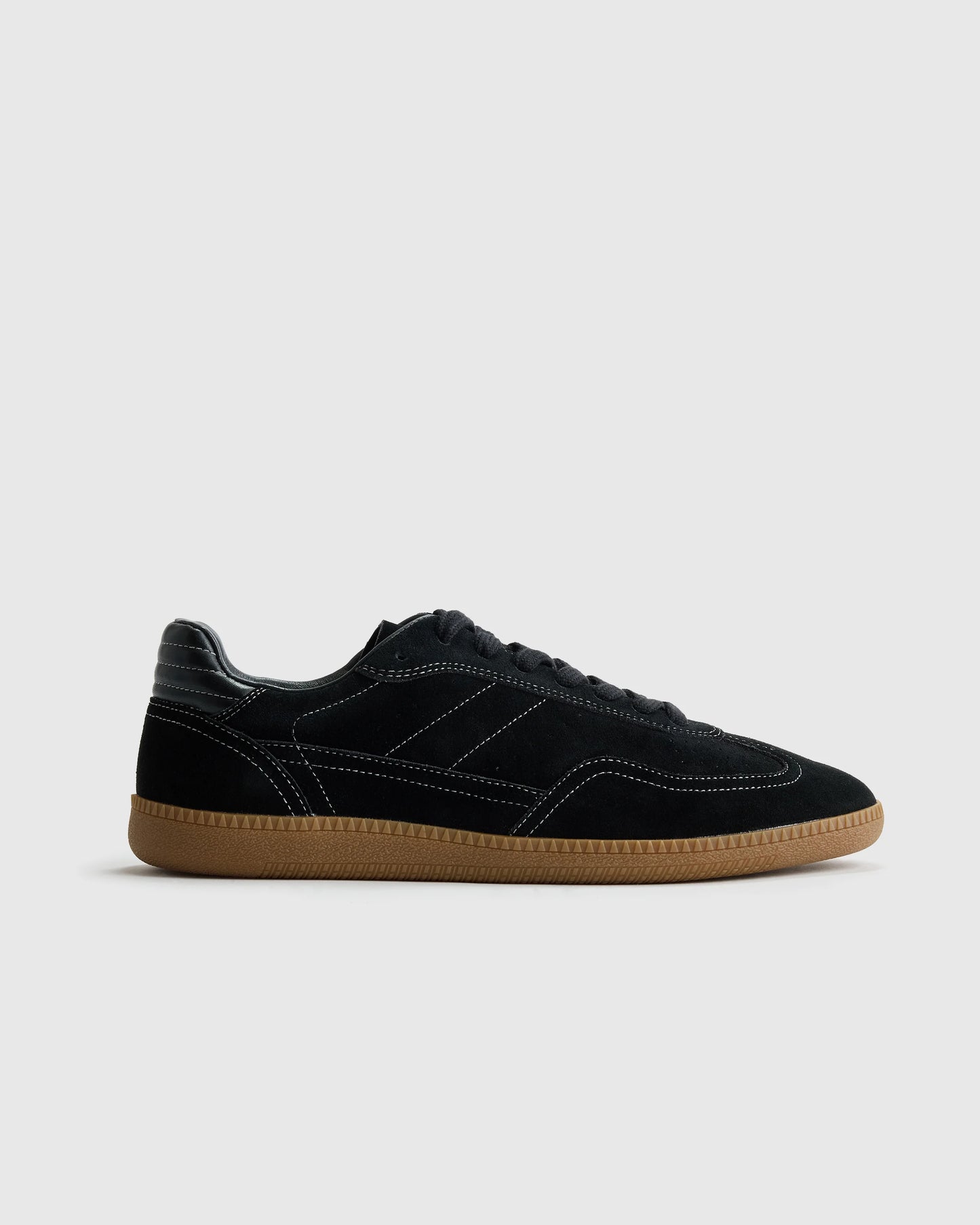 Italian Suede Gum Sole Sneaker - 5 / Birch