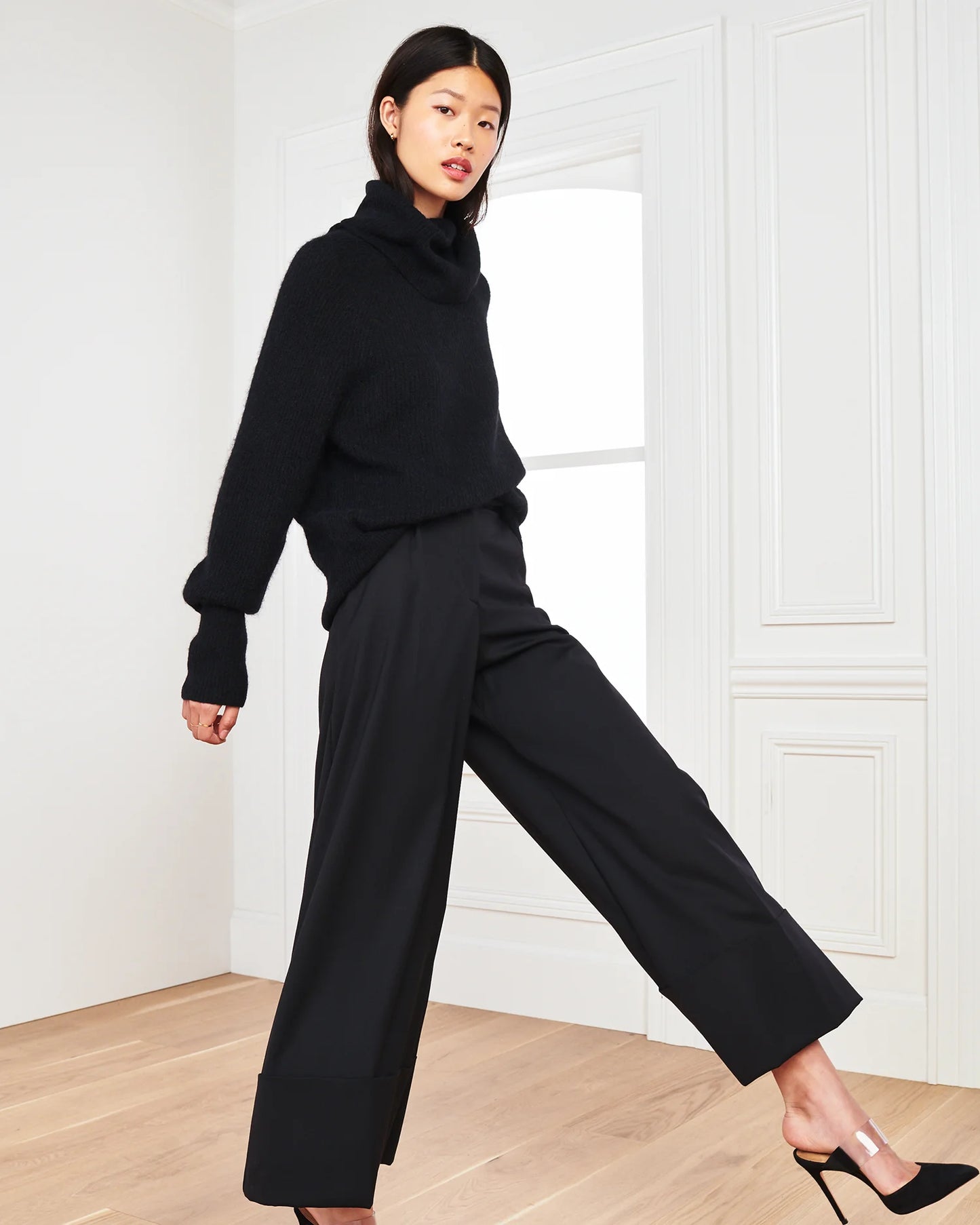 Baby Alpaca-Wool Turtleneck - XS / Light Grey