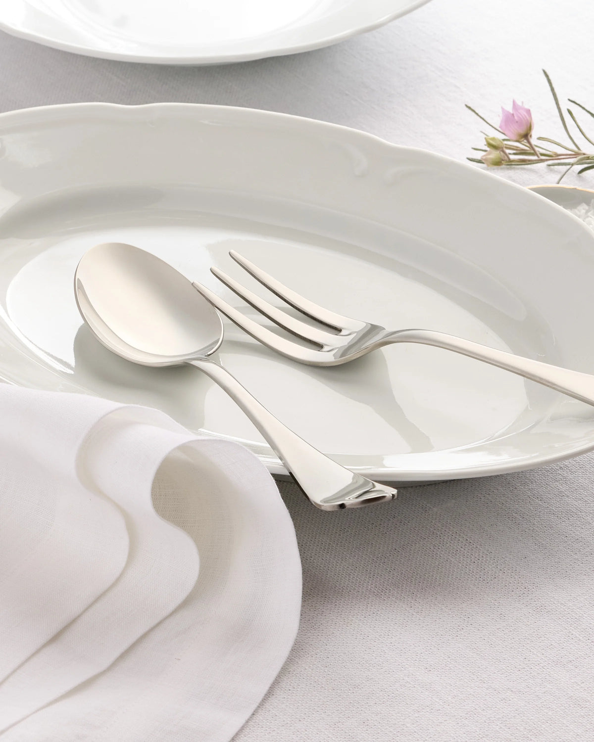 Dolce Vita 2-Pc Serving Utensil Set by Mepra - One Size / Polished Stainless Steel