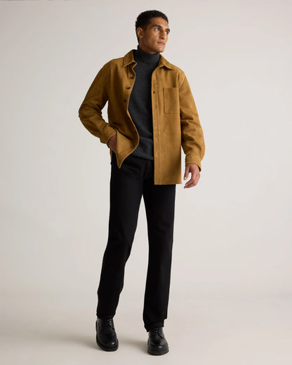 Mongolian Cashmere Turtleneck Sweater - S / Black