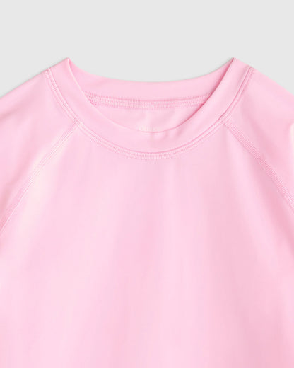 Long Sleeve Raglan Rash Guard - 6 / Island Aqua