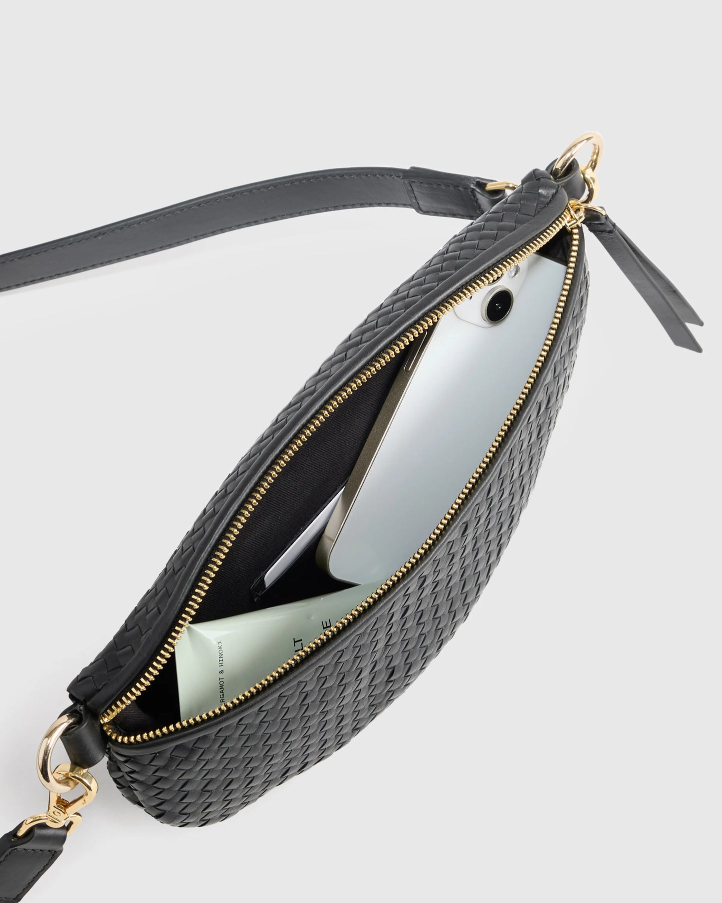 Sloane Handwoven Sling Bag - One Size / Taupe