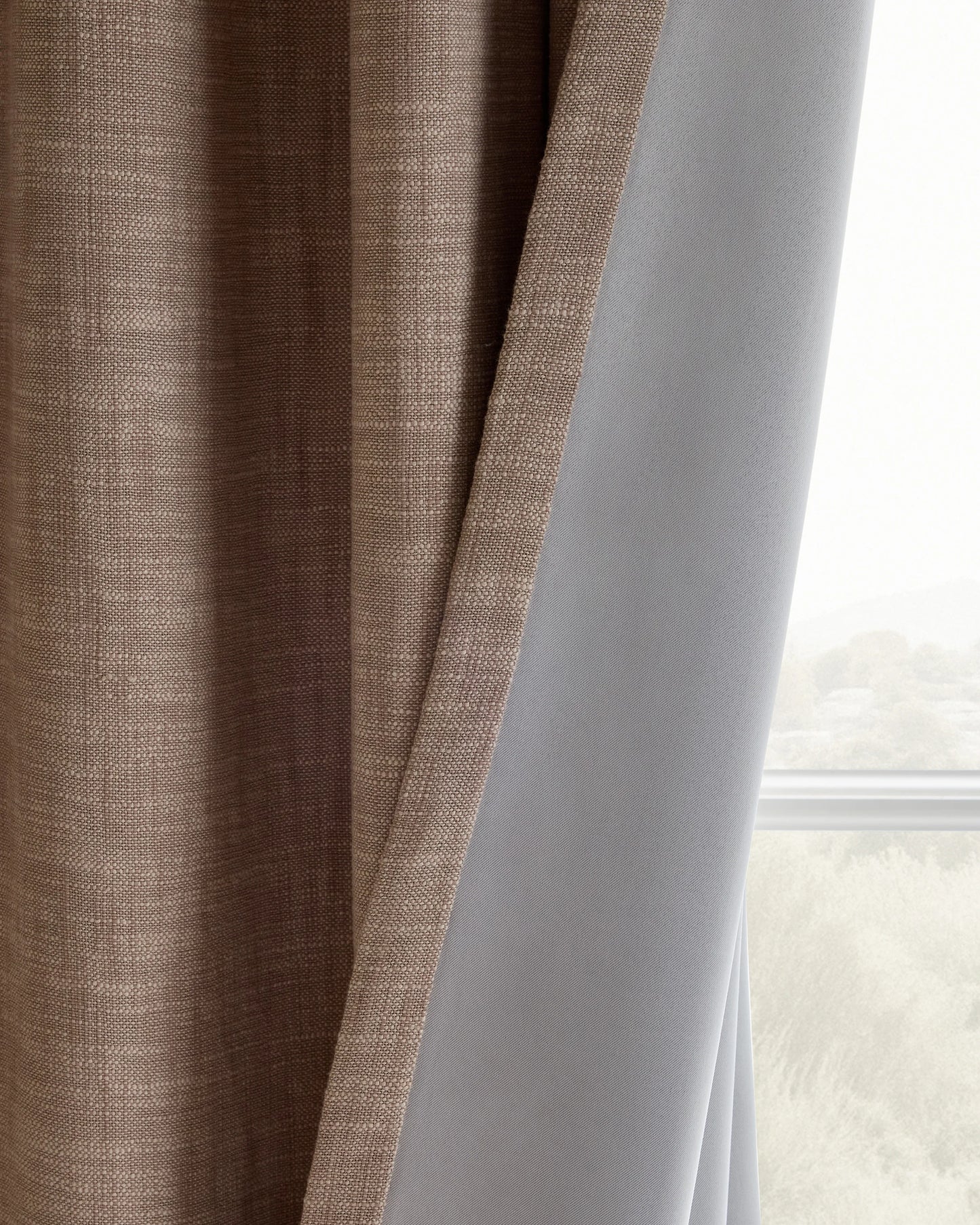 Textured Cotton Room Darkening Curtain - 48x84 / Ivory