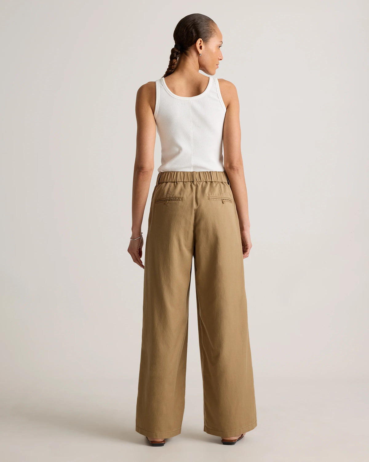 Drapey Twill Pleated Trouser - 0 / Baywood