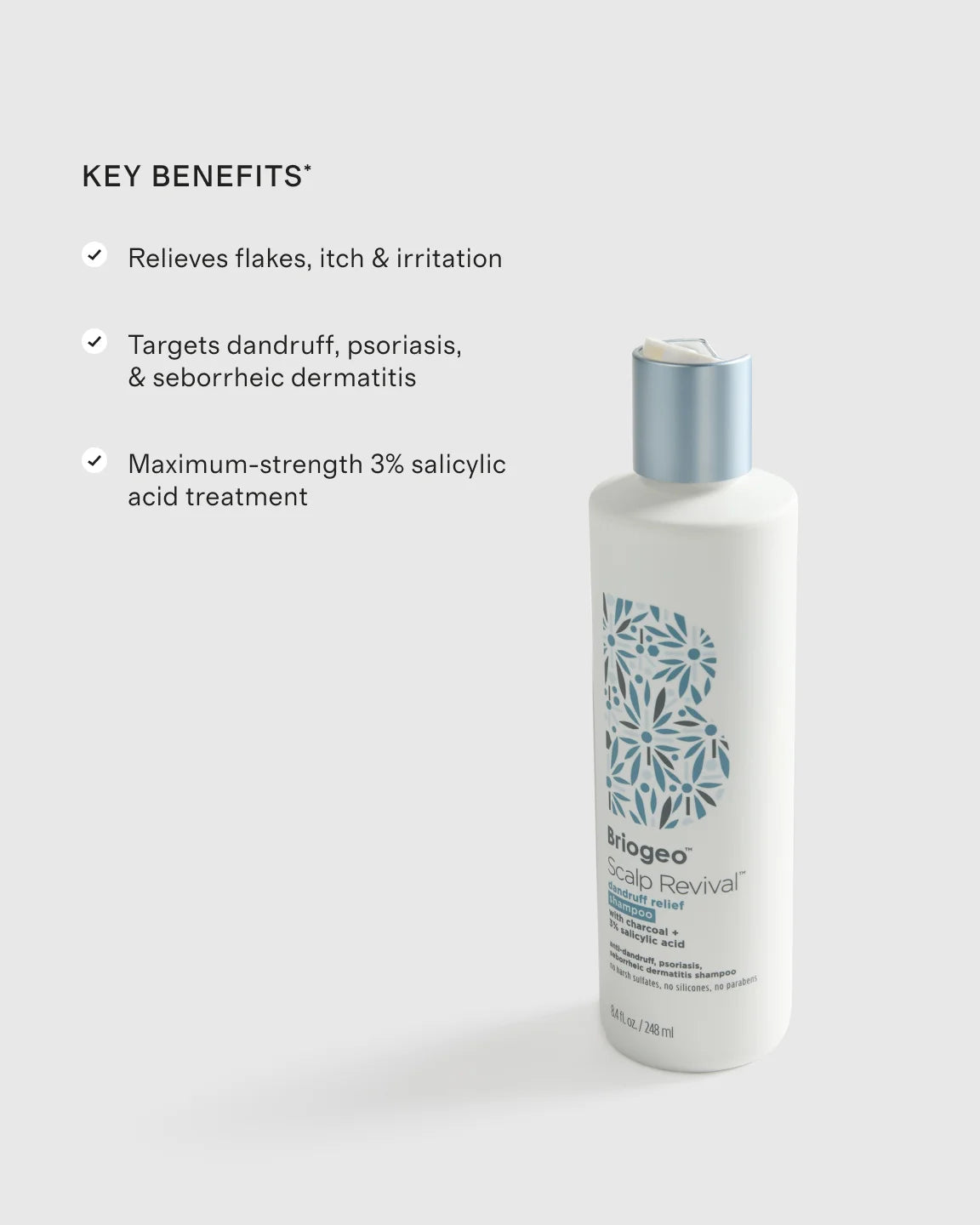 Scalp Revival™ Dandruff Relief Shampoo 8.4oz by Briogeo - One Size / No Color