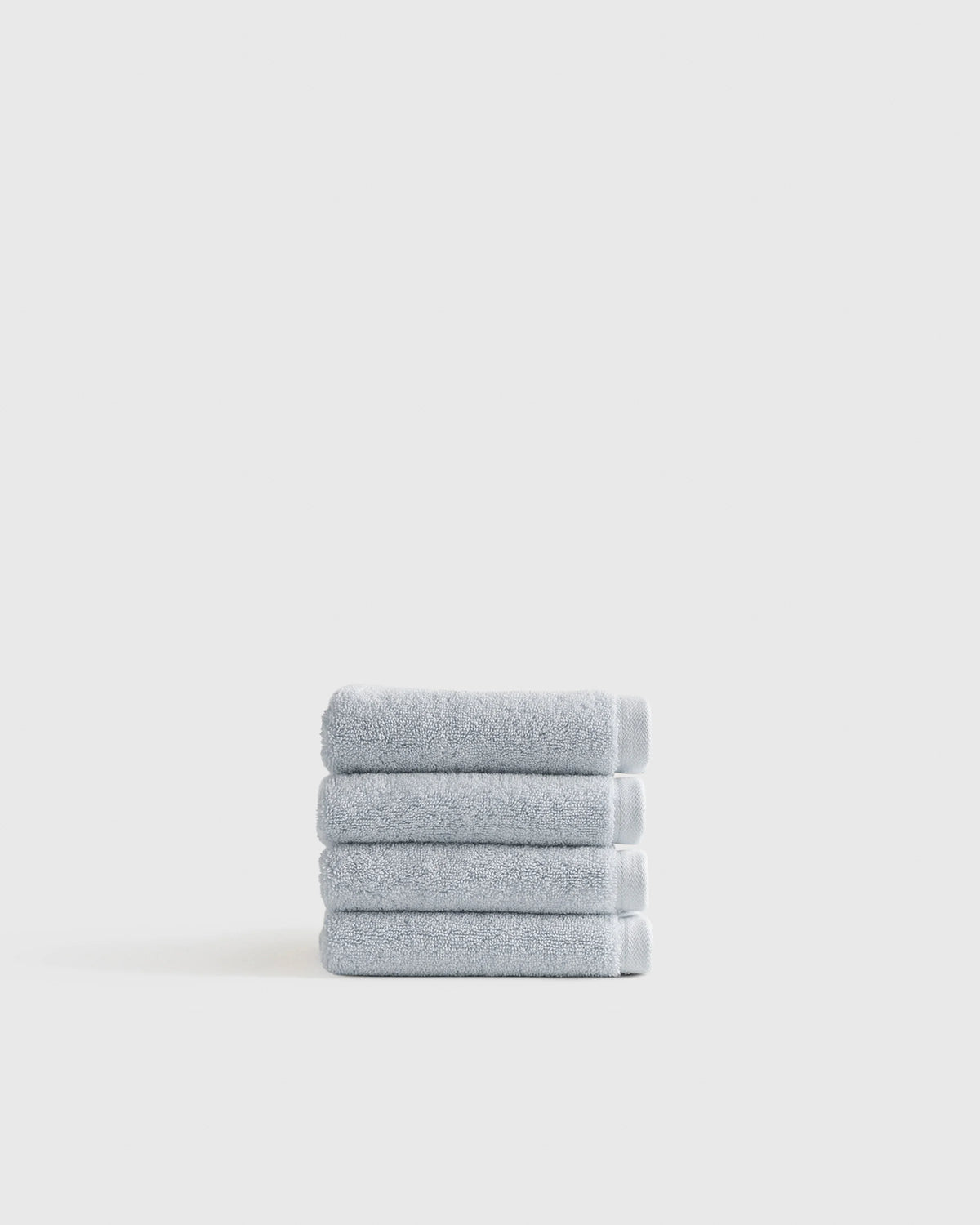 Plush Organic Turkish Cotton Washcloth (Set of 4) - One Size / White
