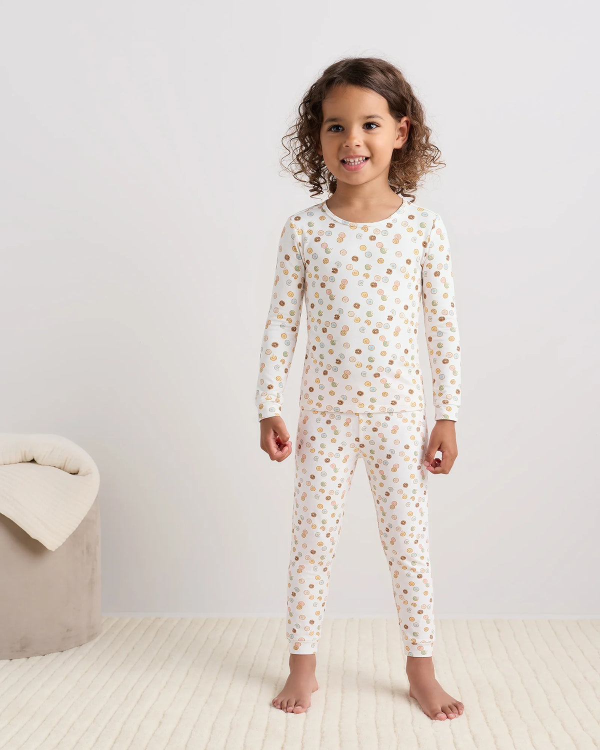 Bamboo Long Sleeve and Pant Pajama Set - 2T / Wildflower Dreams