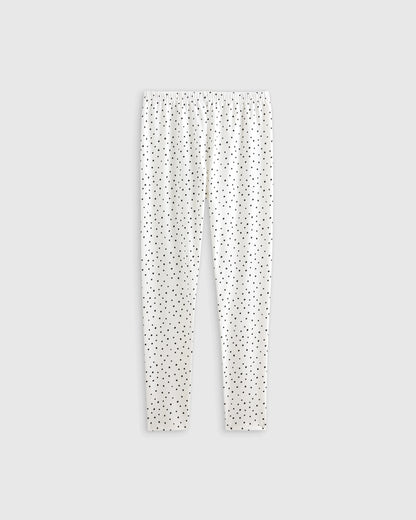 Organic Cotton Leggings - 2T / Red