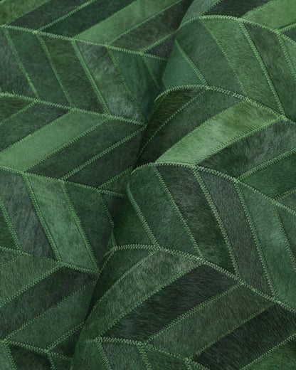 Jones Hide Rug - 5' x 8' / Green