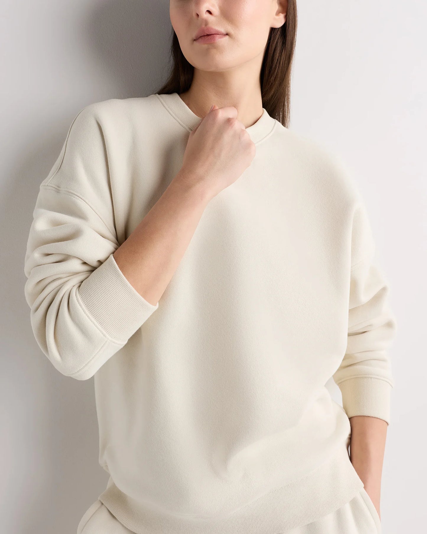 Everyday Fleece Crew - XS / Coastal Sage
