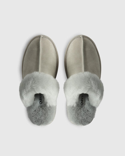 Australian Shearling Scuff Slipper - 6 / Black