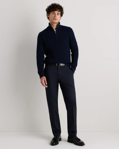 Stretch Wool Dress Pants - Straight - 30X30 / Black