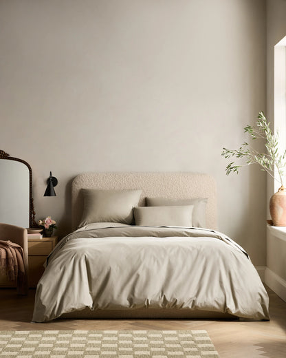 Organic Crisp Percale Sham Set - Standard / White