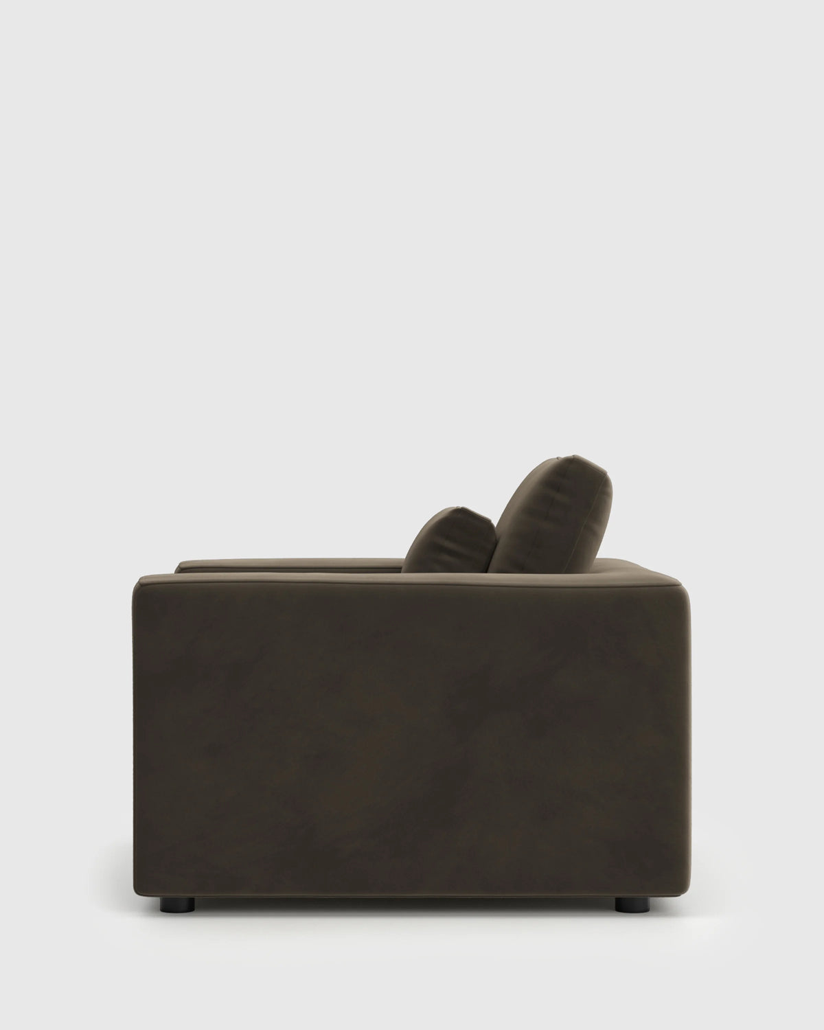 Ashford Deep Seat Chair and a Half in Performance Velvet - 46" / Caramel
