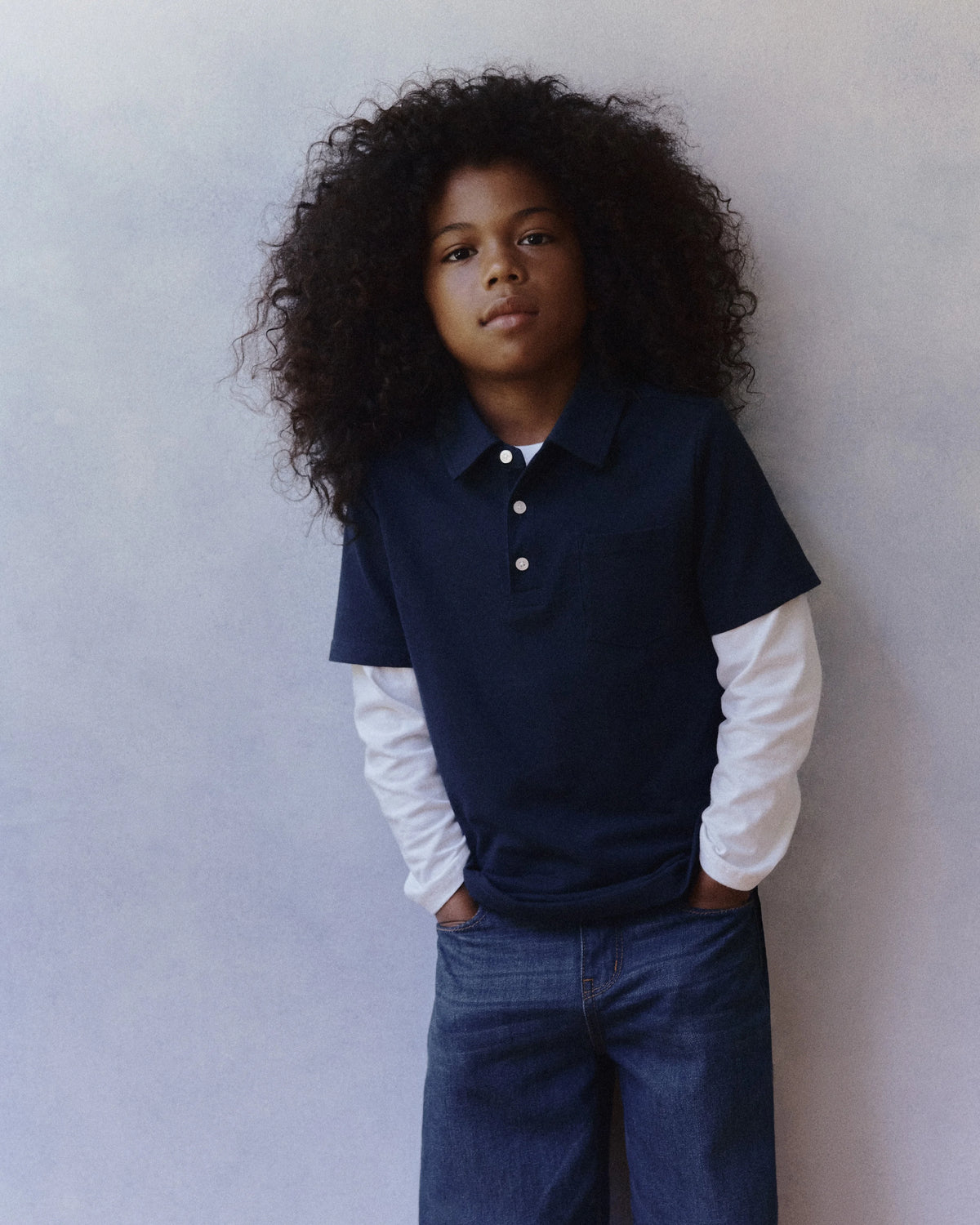 Boys Baggy Jeans - 6 / Medium Wash