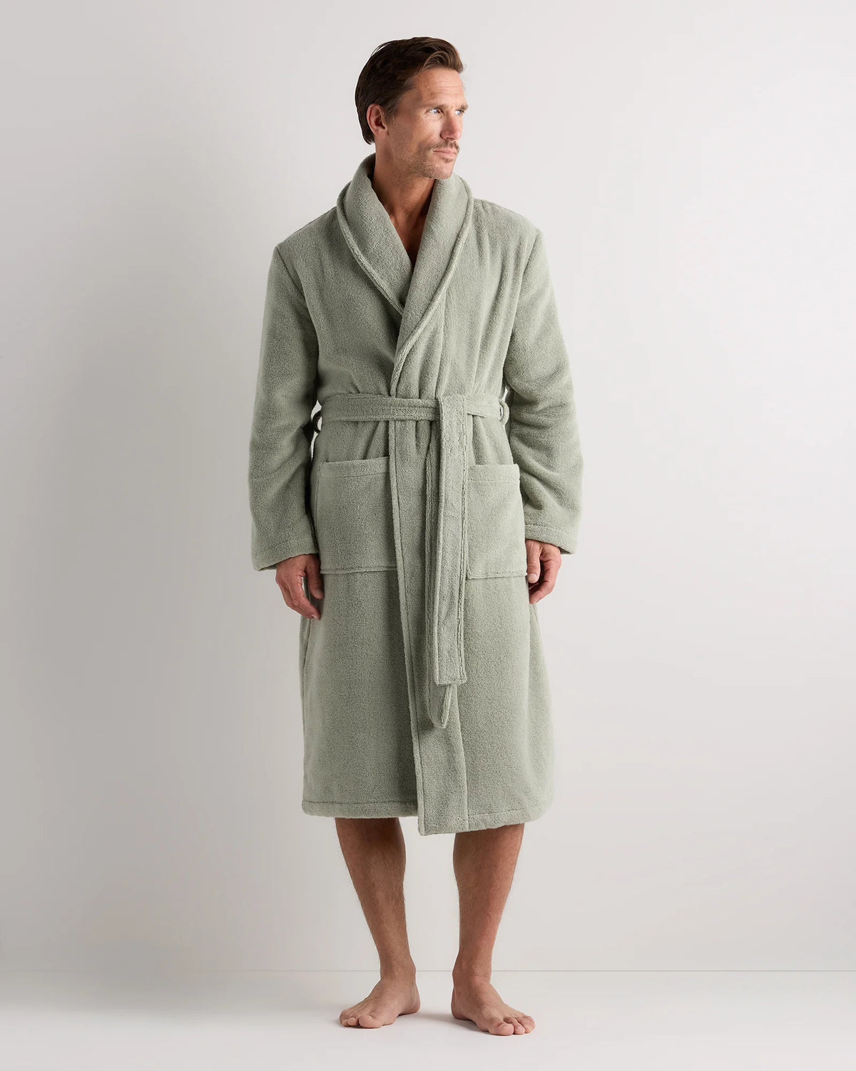 Turkish Cotton Terry Robe - XS / White
