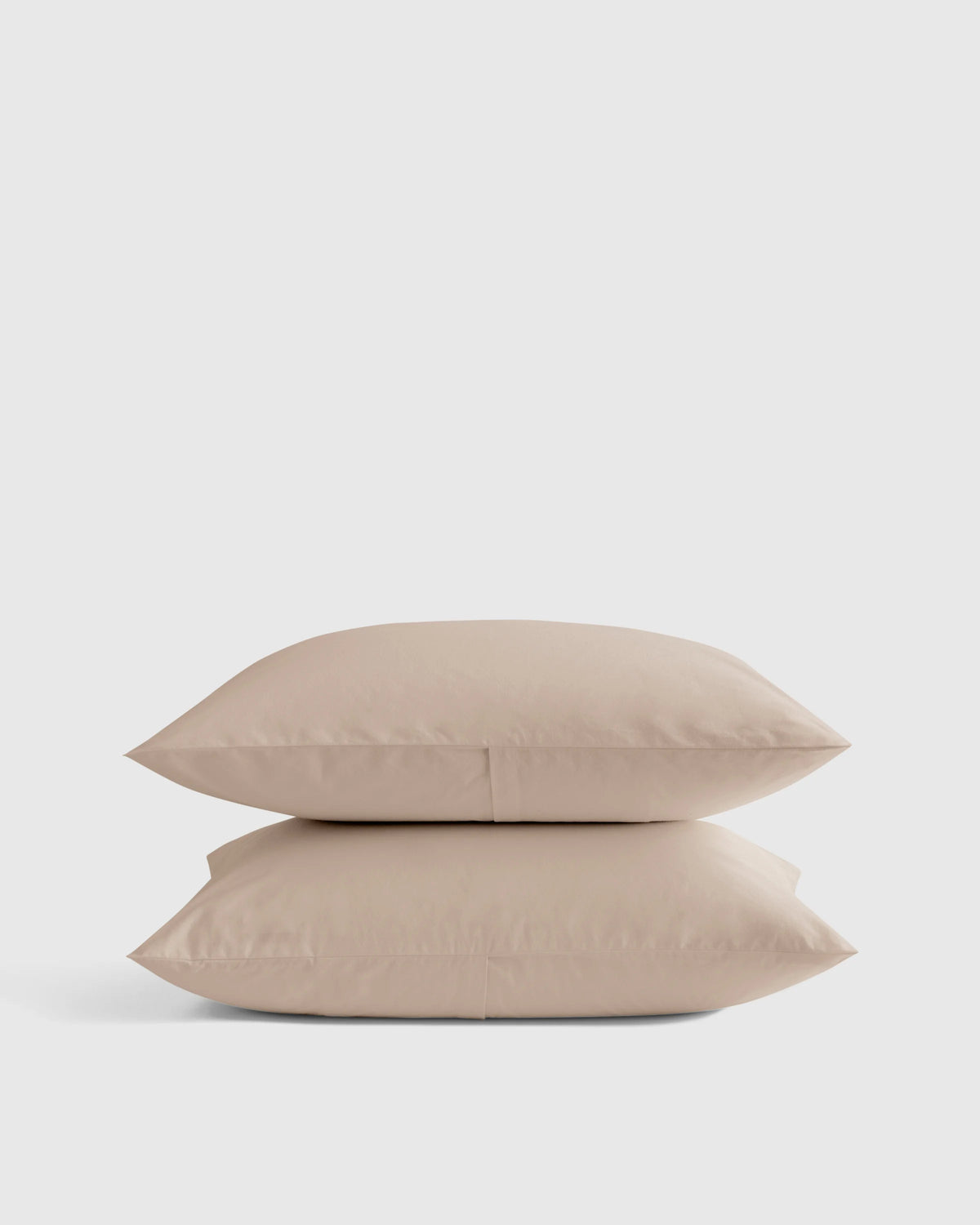 Organic Brushed Cotton Sham Set - Standard / Toffee