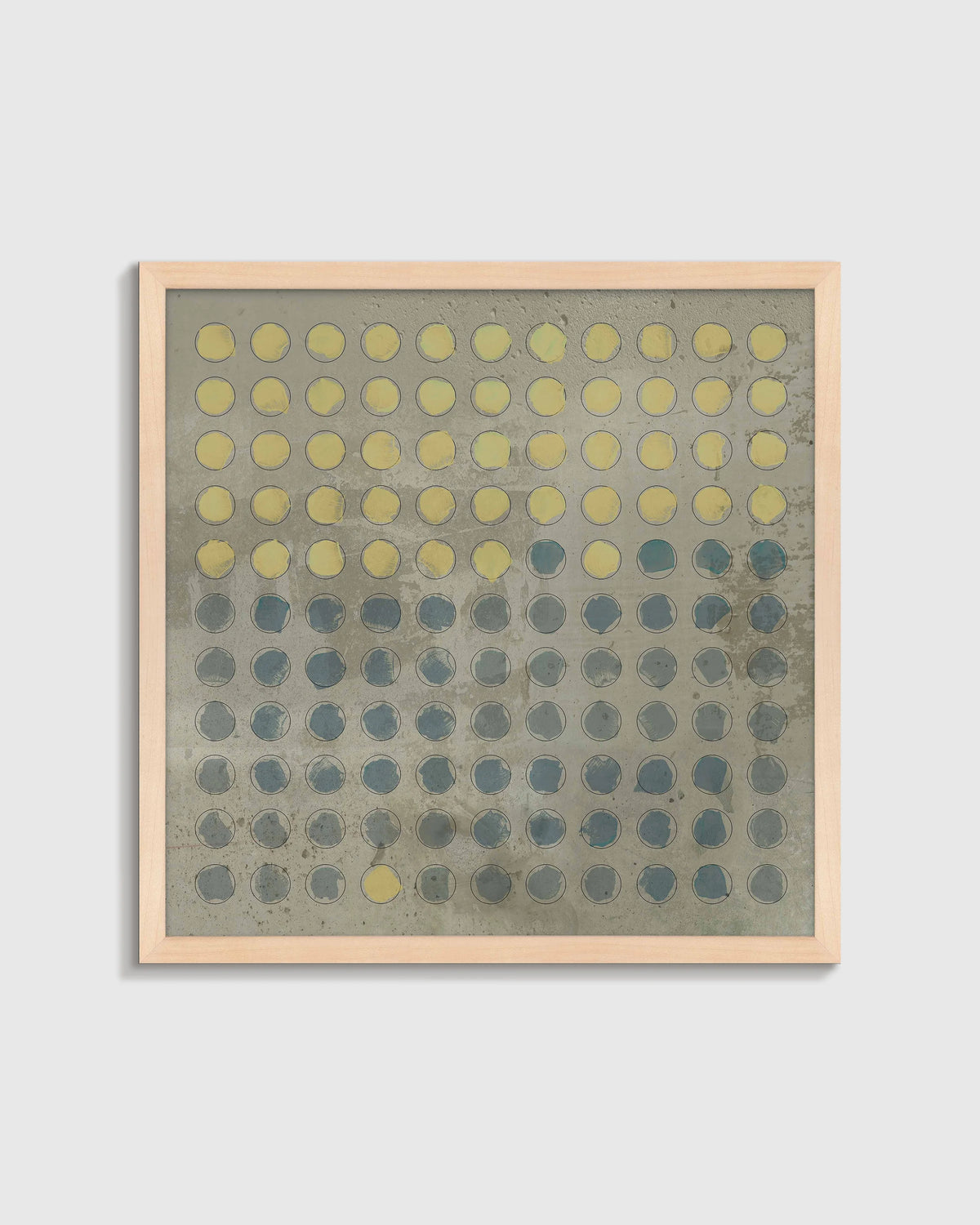 Circling the Square 1 by Jacques Pilon - 21.25"x21.25" / Oak