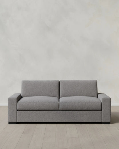 Stillman Sleeper Sofa in Performance Basketweave - Queen / Flax