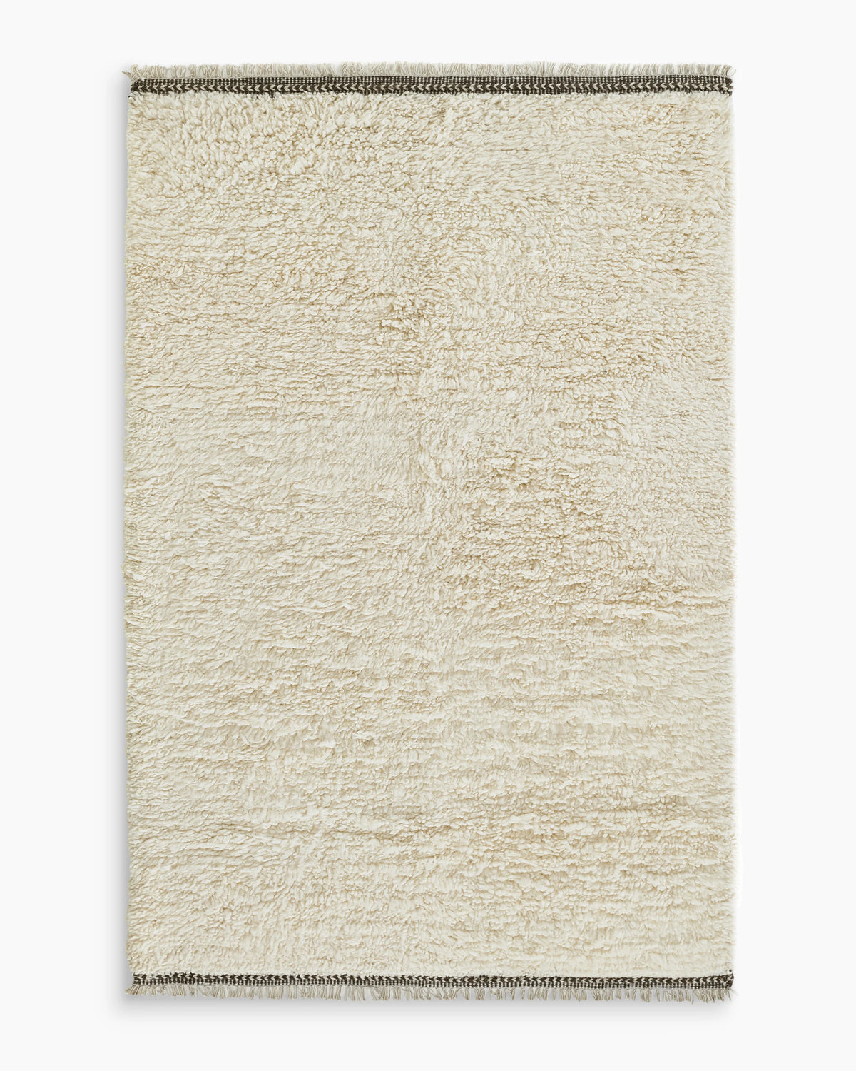 Dover Wool Shag Rug - 5' x 8' / Natural