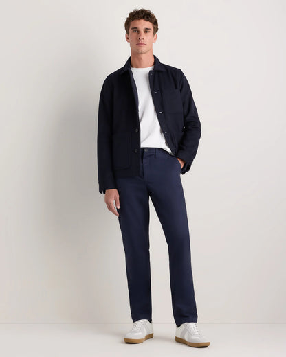 Organic Cotton Stretch Chino Pants - Straight - 30X30 / Stone
