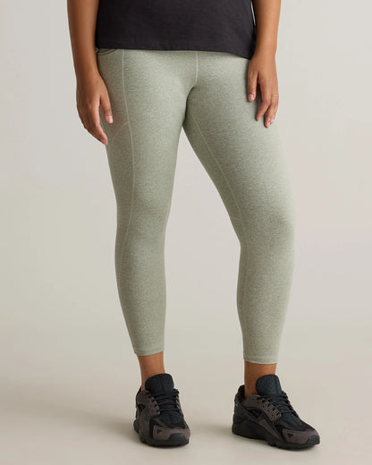 Ultra-Soft High-Rise Pocket Legging - XS / Heather Espresso