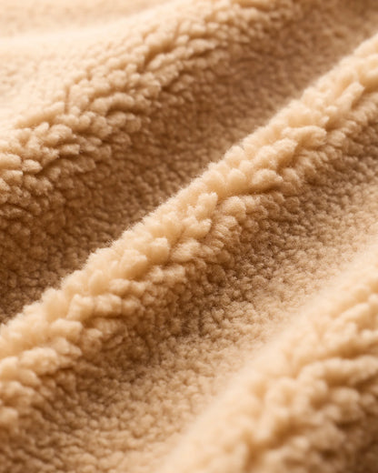 Sherpa Barn Jacket - XS / Camel/Black