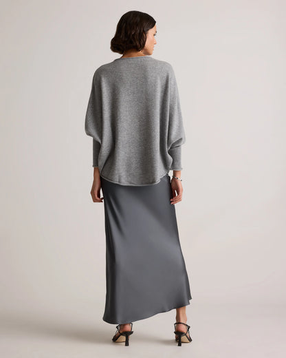 Mongolian Cashmere Batwing Sweater - S/M / Black