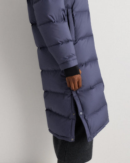 Responsible Down Long Puffer Jacket - XS / Black