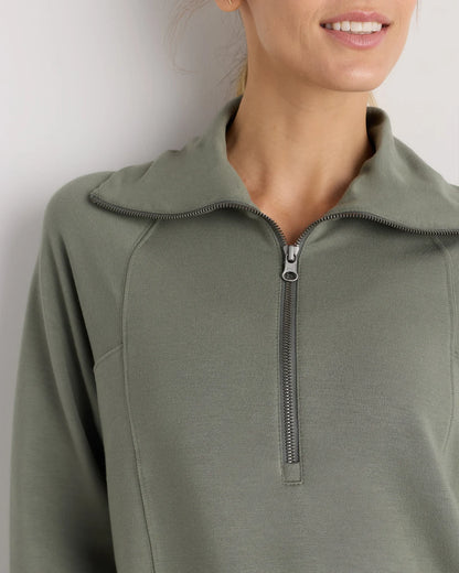 SuperSoft Fleece Half Zip - XS / Dried Fig