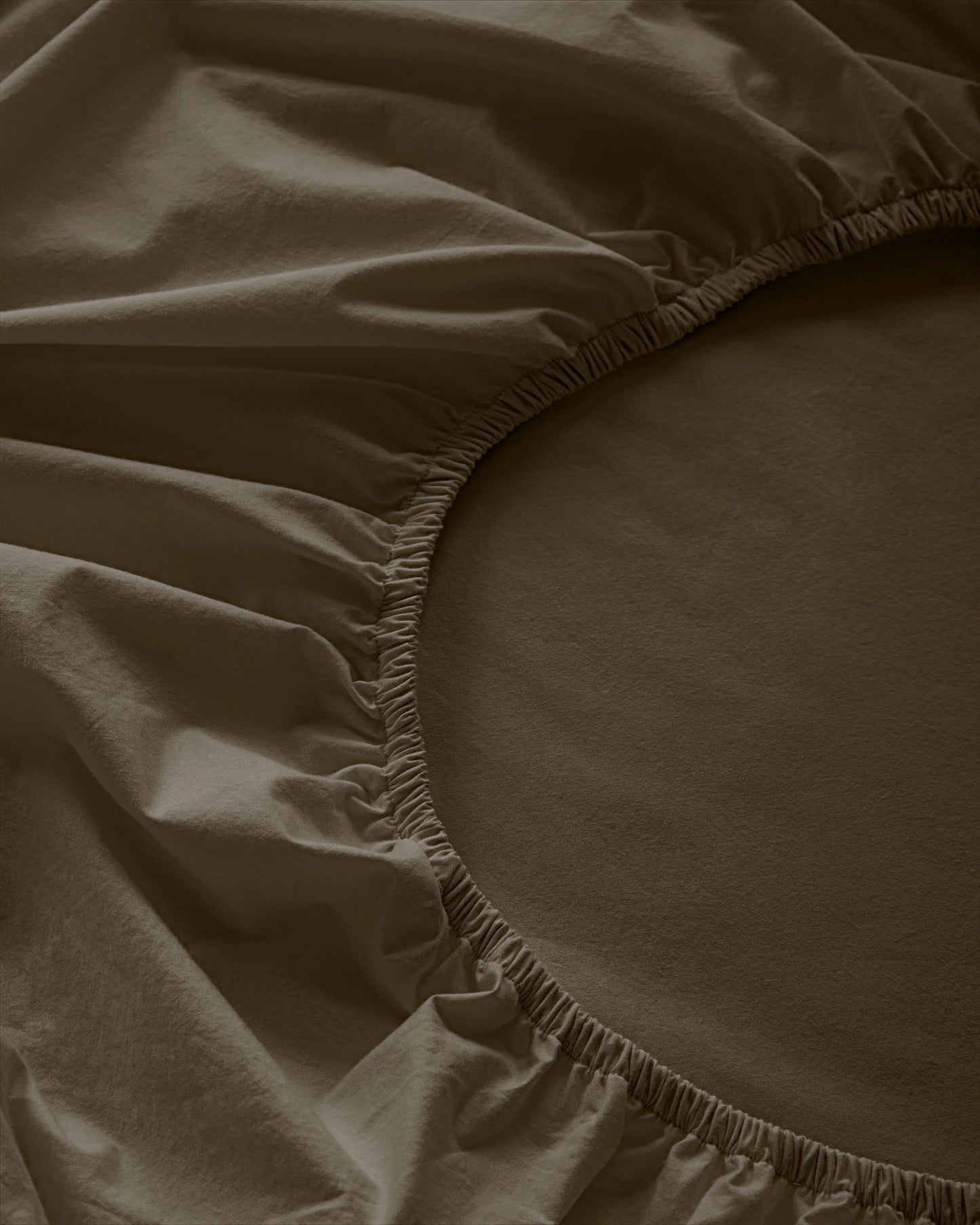 Organic Brushed Cotton Sheet Set - Twin / Toffee